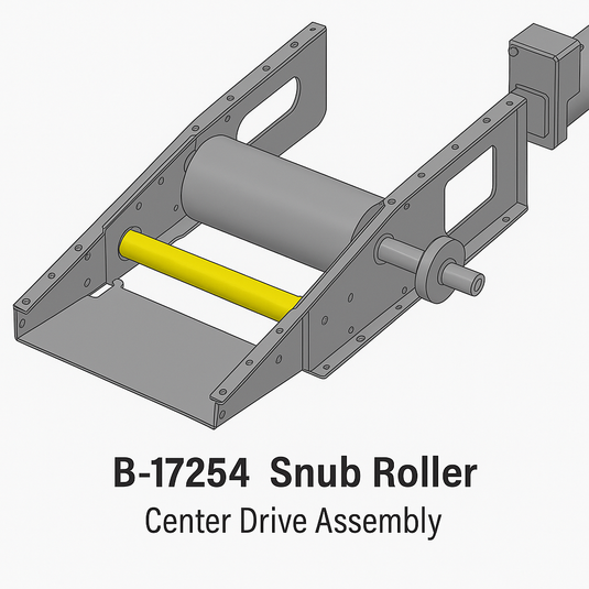B-17254-168 | Hytrol 21" BR Snub Roller for 8" Center Drive