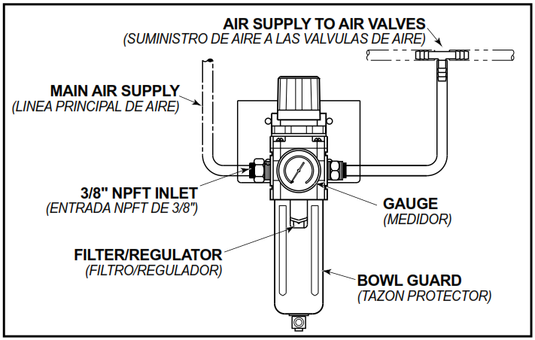 094.194 FILTER REGULATOR 45PSI